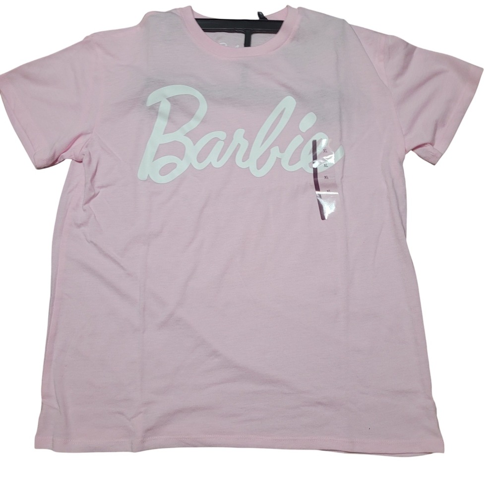 Barbie Pink Graphic T Shirt XL Extra Large Mattel 2024 New with Tags Cute